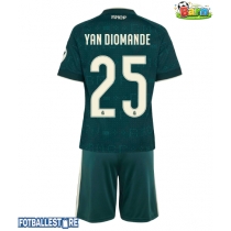 Real Madrid Yan Diomande #25 Bortedraktsett Barn 2026-27 Kortermet (+ Korte bukser)